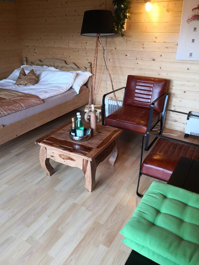 25 Qm Holz Bungalow, Garten-Grill, Gehoben, Optimiert, Massivholzbett Scharbeutz Exteriér fotografie